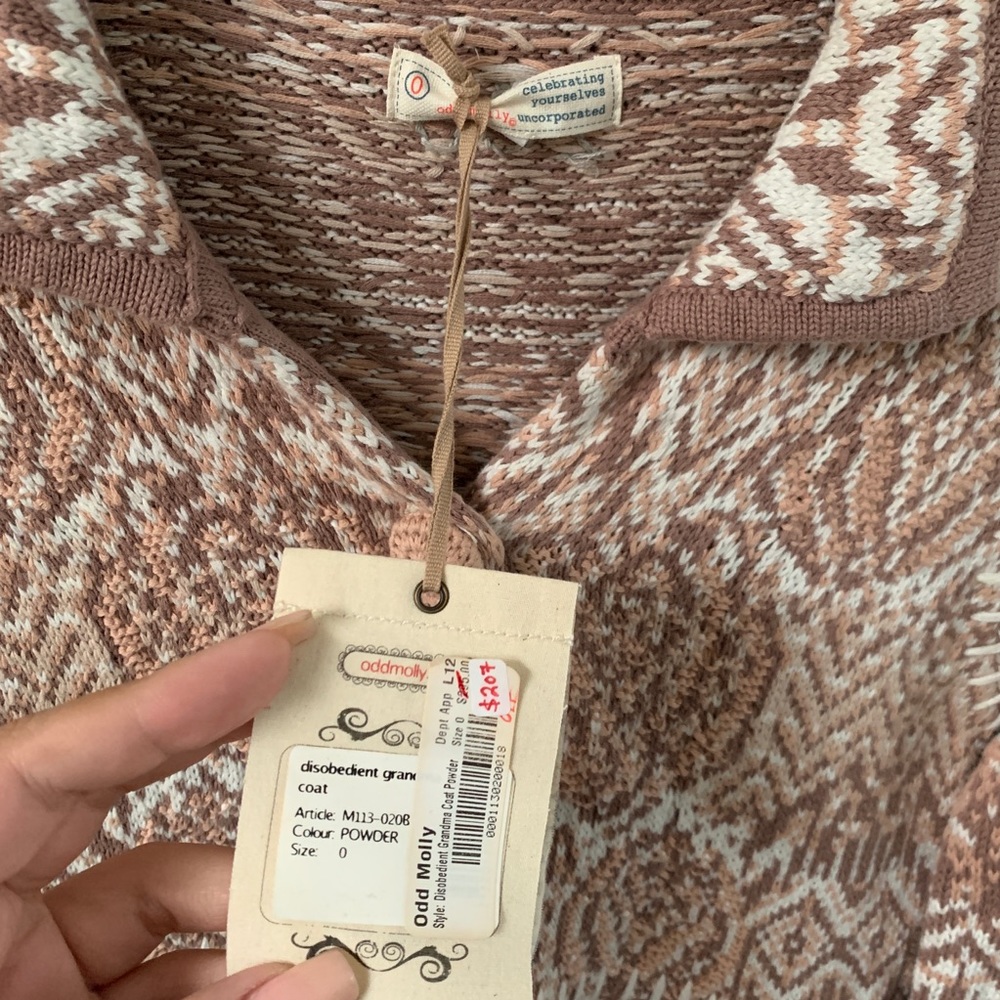 ODD Molly Anthropologie Grandma Sweater Ja… - Picture 3 of 6
